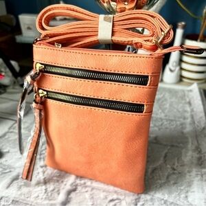 Nina Multi Zipper Crossbody Bag